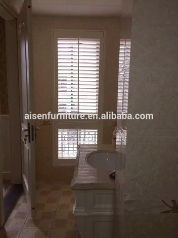 Waterproof pvc blinds shutter for bathroom windows or door on China WDMA