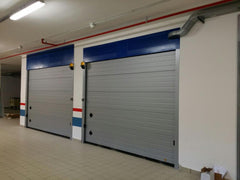 Wholesale Electric Upward sliding Garage door With small windows Made in China on China WDMA