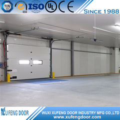 Wide Industrial French Sectional Door With Finger Protection on China WDMA