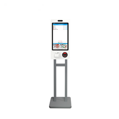 Windows/Android LCD touch screen 32 inch self-service ordering machine with QR scanner,receipt printer and POS all in one kiosk on China WDMA