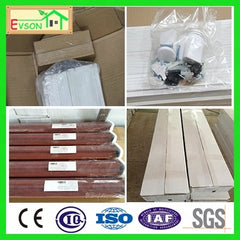 Wooden PVC Folding Door White Internal Bi Fold Doors With Glass on China WDMA