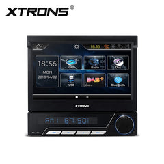 Xtrons 7" touch Screen dab radio bluetooth 1 din dvd player support steering wheel control, single din gps on China WDMA