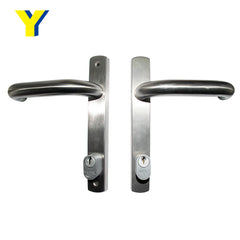 YY aluminium double glaze lowe doors security hinged door used exterior french doors for building on China WDMA