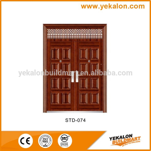 Yekalon STD-110 double door security steel door on China WDMA