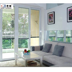 Yilian Home fashions made to measure magnetic control integral window blinds built in glass window on China WDMA