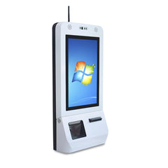 Z210 Windows 21.5 Inch Self service tablet Touch Screen terminal Ordering Machine payment kiosk cash acceptor on China WDMA