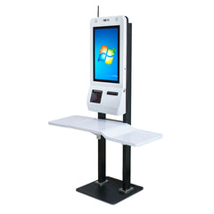 Z210 Windows 21.5 Inch Self service tablet Touch Screen terminal Ordering Machine payment kiosk cash acceptor on China WDMA
