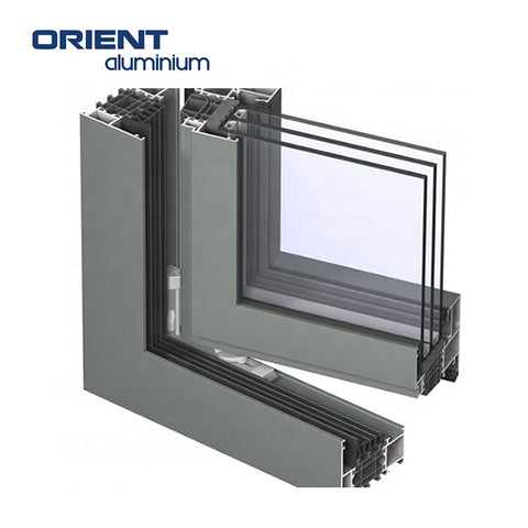 aluminium glass sliding door with different finish in high quality standard on China WDMA