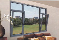 aluminium inward tilt open double panel tempered glass tilt & turn window design companies on China WDMA