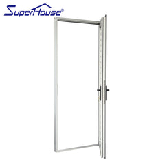 aluminium louver casement door shutter hinged doors usage for house on China WDMA
