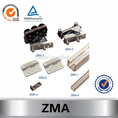 aluminum sliding door track and rollers folding doors ZMA on China WDMA