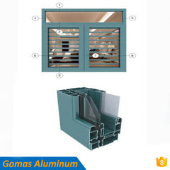 aluminum sliding window parts extrusions frame details on China WDMA
