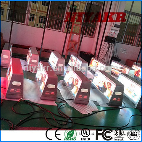android windows mac ios taxi roof led advertising screen on China WDMA