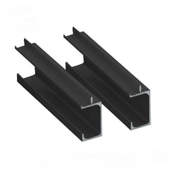 anodized / powder coated black aluminium alloy extrusion louvre panel table saw profile for cheap fence price on China WDMA