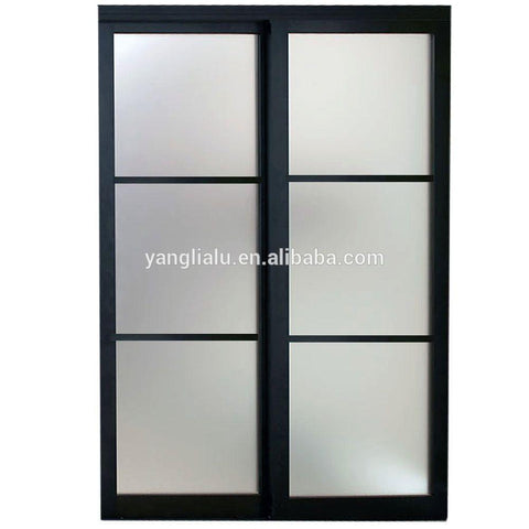 anodized windows doors aluminum doors window stempered glass for sale on China WDMA