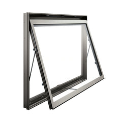 as2047 standard safety 12x36 large aluminum frame impact frosted retractable tinted triple awning glass window on China WDMA