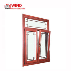 balcony glass curtain window standard size louvers roof sliding windows with grill on China WDMA