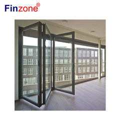 balcony glazing system folding door balcony window Movable glass partition folding glazed wall on China WDMA