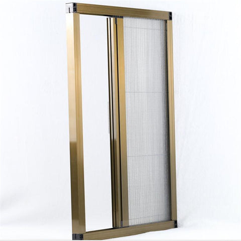 best price pleated mesh folding screen door on China WDMA