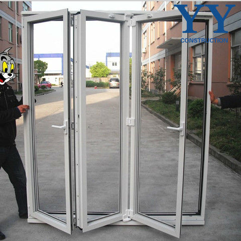 bifold patio french doors /48 inches exterior doors / glass panel garage door on China WDMA on China WDMA