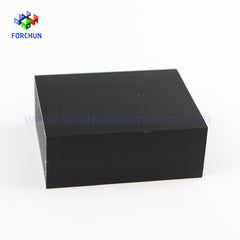 black Anodized aluminium square tube profiles for sliding doors frame on China WDMA