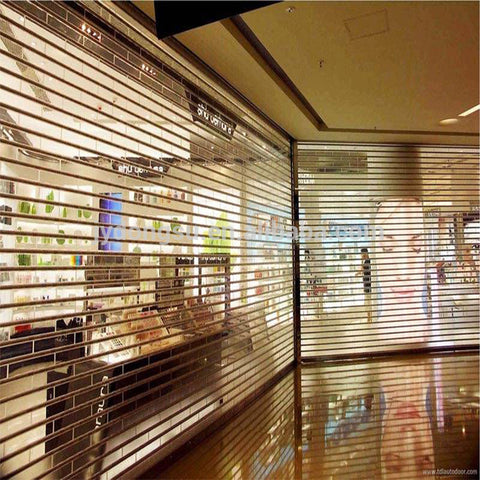 commerical polycarbonate roller shutter door on China WDMA