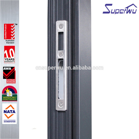 competitive price china market external folding patio doors aluminum bifolding door on China WDMA