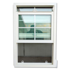 cost-effective pvc french window design Professional safe durable glass pvc casement window with mosquito screen on China WDMA
