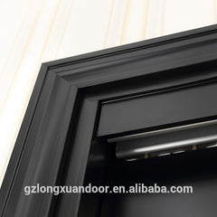 dark color frosted glass doors interior solid wooden sliding door for sale on China WDMA