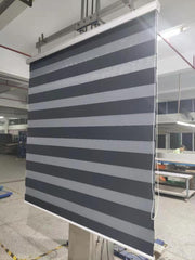 dongguan fabric automat curtain smart turkish jacquard zebra roman shade horizontal roller blind guangzhou window curtain on China WDMA