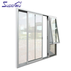 double glazed soundproof aluminum interior office door with glass window on China WDMA