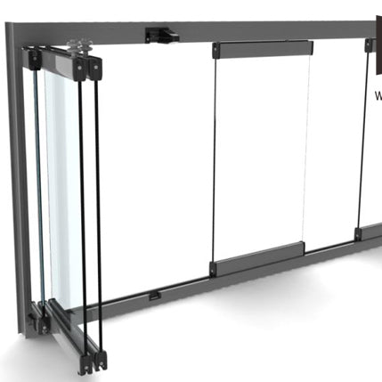 economical full-open frameless glazing window curtain system for balcony on China WDMA