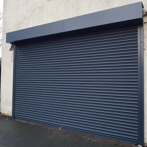 exterior durable strong rolling door galvanized steel roller shutter on China WDMA