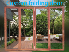 exterior slide folding glass door seals cheap on China WDMA
