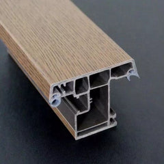 extruded upvc profiles material upvc window profile frame with different thickness on China WDMA