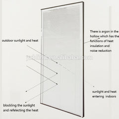 factory price window aluminum built in double glass office venetian blinds inside double glass window on China WDMA