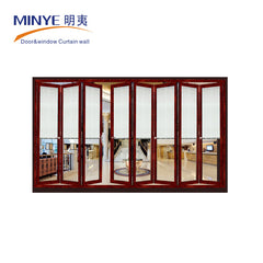 frameless bifolding patio internal sliding glass door on China WDMA