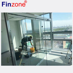 frameless folding glass sliding door export to Australia for balcony terrace patio apartment on China WDMA