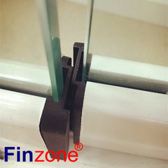 frameless glass folding sliding terrace glazing door system with durable strong accessories on China WDMA