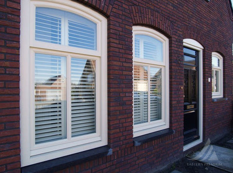 french door wooden indoor window plantation shutters on China WDMA