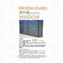 galvanized steel louvers balcony window shutters on China WDMA