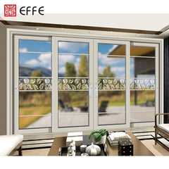 german design exterior sliding doors triple commercial building used thermal breaking aluminum frame sliding glass door on China WDMA