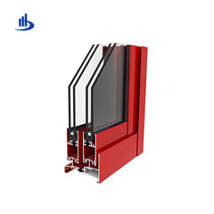 gold anodized aluminum frame glass profile for sliding door on China WDMA