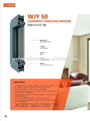 high quality thermal break profile aluminum cheap casement windows from china on China WDMA