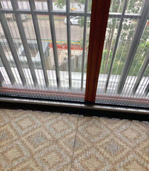 hot sale retractable pleated mosquito window screen and screen door barrier free on China WDMA