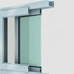 hotsale smooth slide cost saving aluminum double glazing sliding window with SS304 screen on China WDMA