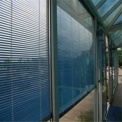 huayao manual Controlled tilt and lift system blinds insulating glass built-in shutters Aluminum Shutter in double glass on China WDMA