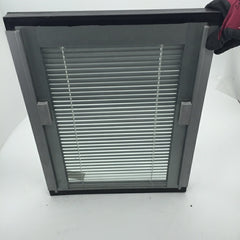 huayao manual Controlled tilt and lift system blinds insulating glass built-in shutters Aluminum Shutter in double glass on China WDMA