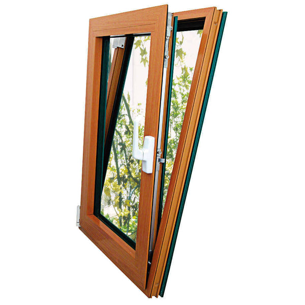 kitchen Wooden grain tilt and turn aluminum windows for wooden structure on China WDMA