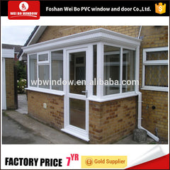 lamination door external profile pvc double insulated casement glass door on China WDMA